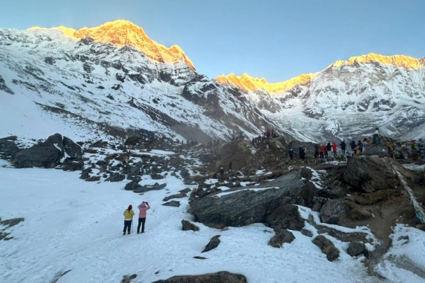 मध्यपूर्वको तनावले पदयात्राका पर्यटकले बसाई छोट्याए